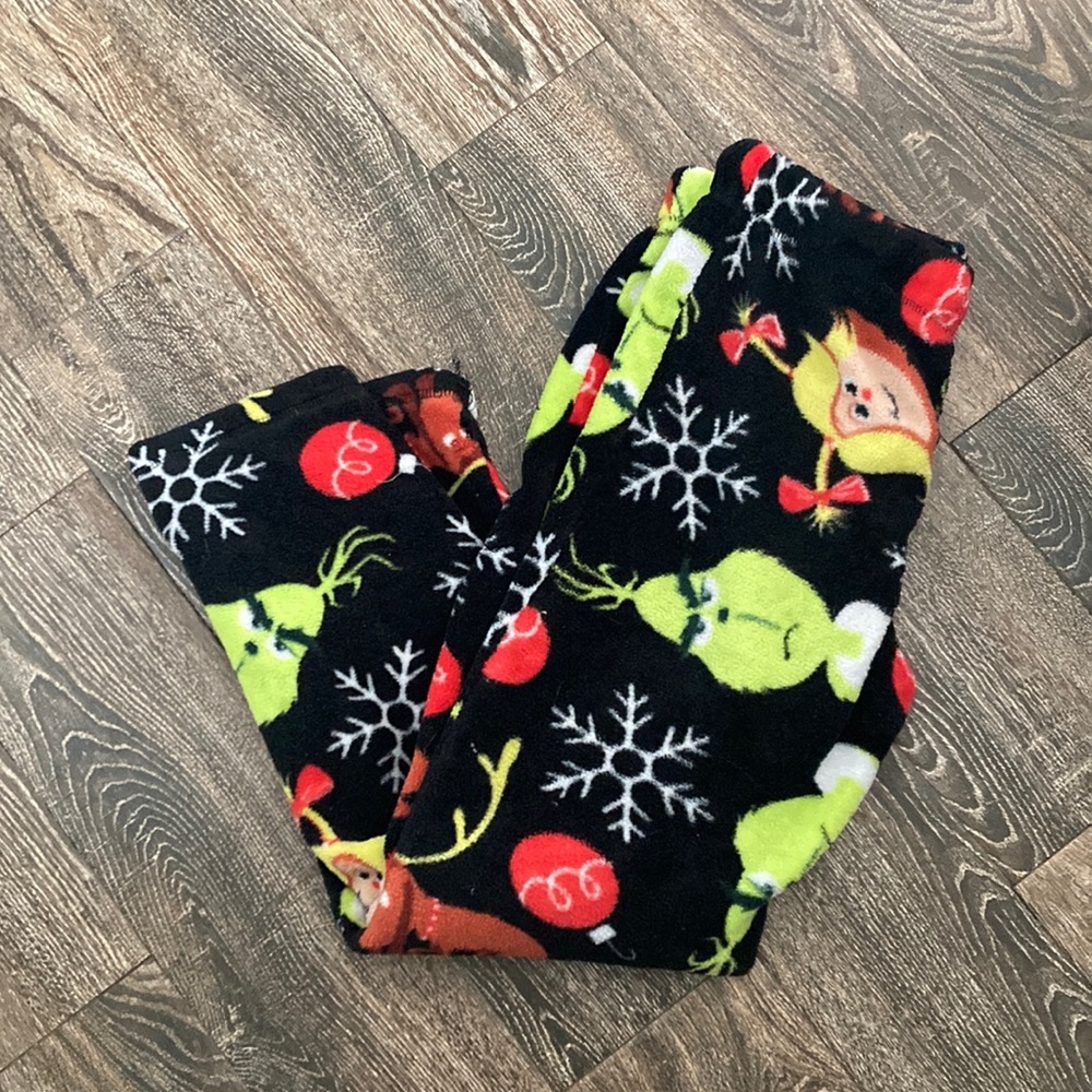 Grinch fleece pajama pants